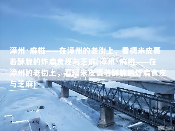 漳州·麻糍——在漳州的老街上，看糯米皮裹着酥脆的炸扁食皮与芝麻(漳州·麻糍——在漳州的老街上，看糯米皮裹着酥脆的炸扁食皮与芝麻)