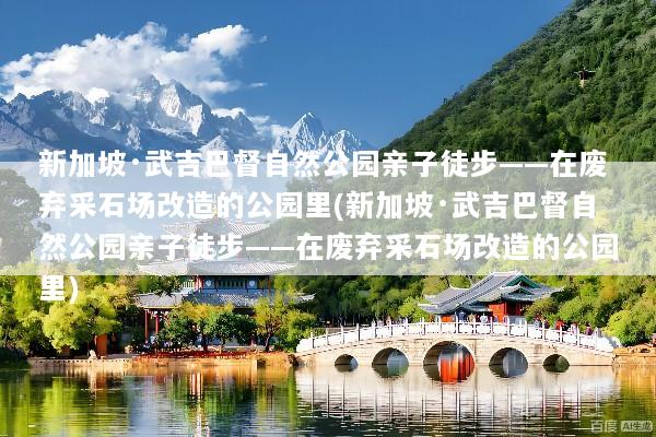 新加坡·武吉巴督自然公园亲子徒步——在废弃采石场改造的公园里(新加坡·武吉巴督自然公园亲子徒步——在废弃采石场改造的公园里)