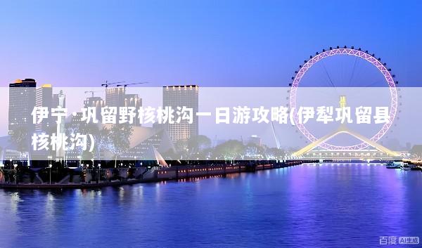 伊宁·巩留野核桃沟一日游攻略(伊犁巩留县核桃沟)