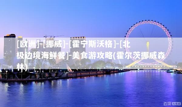 [欧洲]-[挪威]-[霍宁斯沃格]-[北极边境海鲜餐]-美食游攻略(霍尔茨挪威森林)